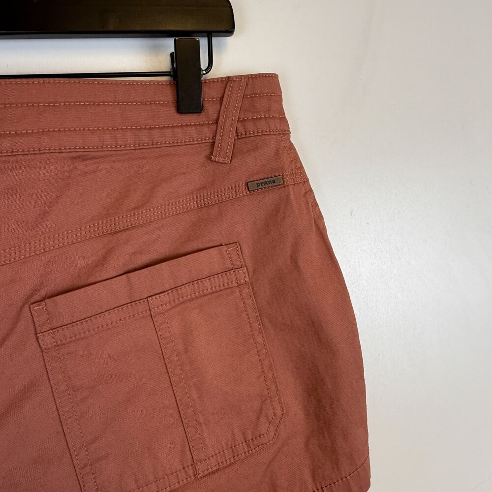 Prana Elle Shorts Womens Orange Red - 8 29 - Picture 4 of 9